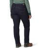 imageDickies Size Womens Plus Perfect Shape Straight Stretch Denim JeansRinsed Indigo Blue