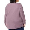 imageDickies Womens Long Sleeve Crew Neck Thermal ShirtDusty Violet Single Dye