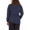 imageDickies Womens Long Sleeve Crew Neck Thermal ShirtInk Navy Single Dye
