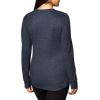 imageDickies Womens Long Sleeve Crew Neck Thermal ShirtInk Navy Single Dye