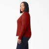 imageDickies Womens Long Sleeve Crew Neck Thermal ShirtMolten Lava Heather
