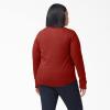 imageDickies Womens Long Sleeve Crew Neck Thermal ShirtMolten Lava Heather