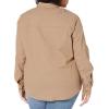 imageDickies Womens Long Sleeve Rolltab Work ShirtNutmeg Yarn Dye