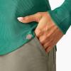 imageDickies Womens LongSleeve 3Button Henley ShirtRain Forest