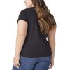 imageDickies Womens Plus Short Sleeve Heavyweight TShirtBlack