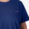 imageDickies Womens Plus Short Sleeve Heavyweight TShirtBlue