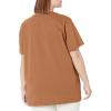 imageDickies Womens Plus Short Sleeve Heavyweight TShirtBrown Duck