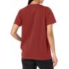 imageDickies Womens Plus Short Sleeve Heavyweight TShirtRed