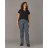 imageDickies Womens Plus Size Relaxed Straight Carpenter Hickory Stripe PantRinsed Hickory Stripe