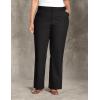 imageDickies Womens PlusSize Relaxed Straight Stretch Twill PantBlack V1