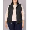 imageDickies Womens Quilted Bomber Vest  Lightweight Insulated Utility Outerwear with Pockets for Construction ampamp OutdoorBlack V1