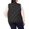 imageDickies Womens Quilted Bomber Vest  Lightweight Insulated Utility Outerwear with Pockets for Construction ampamp OutdoorBlack V1