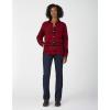 imageDickies Womens Quilted Flannel Shirt JacketEnglish Red Black Plaid
