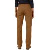 imageDickies Womens Relaxed Straight Carpenter Duck PantRinsed Brown Duck