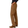 imageDickies Womens Relaxed Straight Carpenter Duck PantRinsed Brown Duck