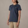 imageDickies Womens Short Sleeve Heavyweight Pocket TShirtAirforce Blue