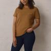 imageDickies Womens Short Sleeve Heavyweight Pocket TShirtBrown Duck