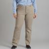 imageDickies Womens Size Perfect Shape Straight Twill PantPlusRinsed Oxford Stone