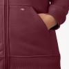 imageDickies Womens Size Plus Heavyweight FullZip HoodieBurgundy Heather