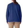 imageDickies Womens Size Plus Heavyweight HenleyBlue