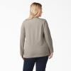 imageDickies Womens Size Plus Heavyweight HenleyOatmeal