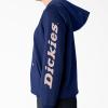 imageDickies Womens Water Repellent Sleeve Logo HoodieBlue