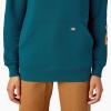 imageDickies Womens Water Repellent Sleeve Logo HoodieDeep Lagoon