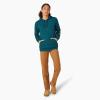 imageDickies Womens Water Repellent Sleeve Logo HoodieDeep Lagoon