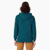 imageDickies Womens Water Repellent Sleeve Logo HoodieDeep Lagoon