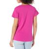 imageDickies Womens Womens Plus Short Sleeve VNeck TShirtFestival Fuchsia
