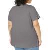 imageDickies Womens Womens Plus Short Sleeve VNeck TShirtGraphite