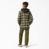 imageDickies boys Flannel Shirt JacketGreen