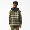 imageDickies boys Flannel Shirt JacketGreen