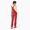 imageDickies womens Double Front Bib OverallRed