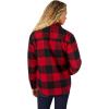 imageDickies womens Flannel Sherpa Lined Chore CoatEnglish RedBlack Buffalo Plaid