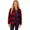 imageDickies womens Flannel Sherpa Lined Chore CoatEnglish RedBlack Buffalo Plaid