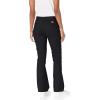 imageDickies womens Flat Front Stretch Twill Pant Slim Fit BootcutBlack