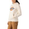 imageDickies womens Heavyweight Logo Fleece PulloverAntique White
