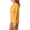 imageDickies womens Heavyweight Wordmark Fleece PulloverOrange Glow