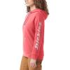 imageDickies womens Heavyweight Wordmark Fleece PulloverTea Rose
