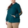 imageDickies womens Womens Plus Heavyweight Wordmark Fleece PulloverBlue