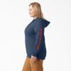 imageDickies womens Womens Plus Heavyweight Wordmark Fleece PulloverHeather Navy