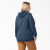 imageDickies womens Womens Plus Heavyweight Wordmark Fleece PulloverHeather Navy
