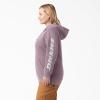 imageDickies womens Womens Plus Heavyweight Wordmark Fleece PulloverLilac