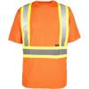imageDICKIES Workwear HighVisibility Short Sleeve TShirt M BlackOrange