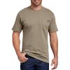 imageDickies Mens 2Pack ShortSleeve Pocket TShirtsDesert Sand