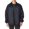 imageDickies Mens Big ampamp Tall Snap Front Nylon JacketDark Navy V1
