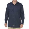 imageDickies Mens Long Sleeve Flex Twill Work ShirtDark Navy V1
