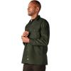 imageDickies Mens Long Sleeve Flex Twill Work ShirtOlive Green
