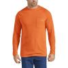 imageDickies Mens Tempiq Performance Cooling Long Sleeve TShirtBright Orange V1